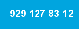 929 127 83 12
